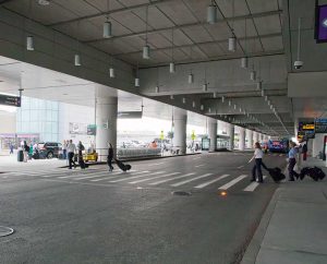14 Crosswalk Systems Boost Pedestrian Safety at Logan International