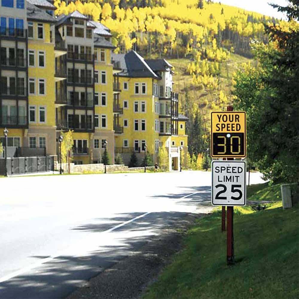 SafePace 100 Driver Feedback Radar Speed Sign